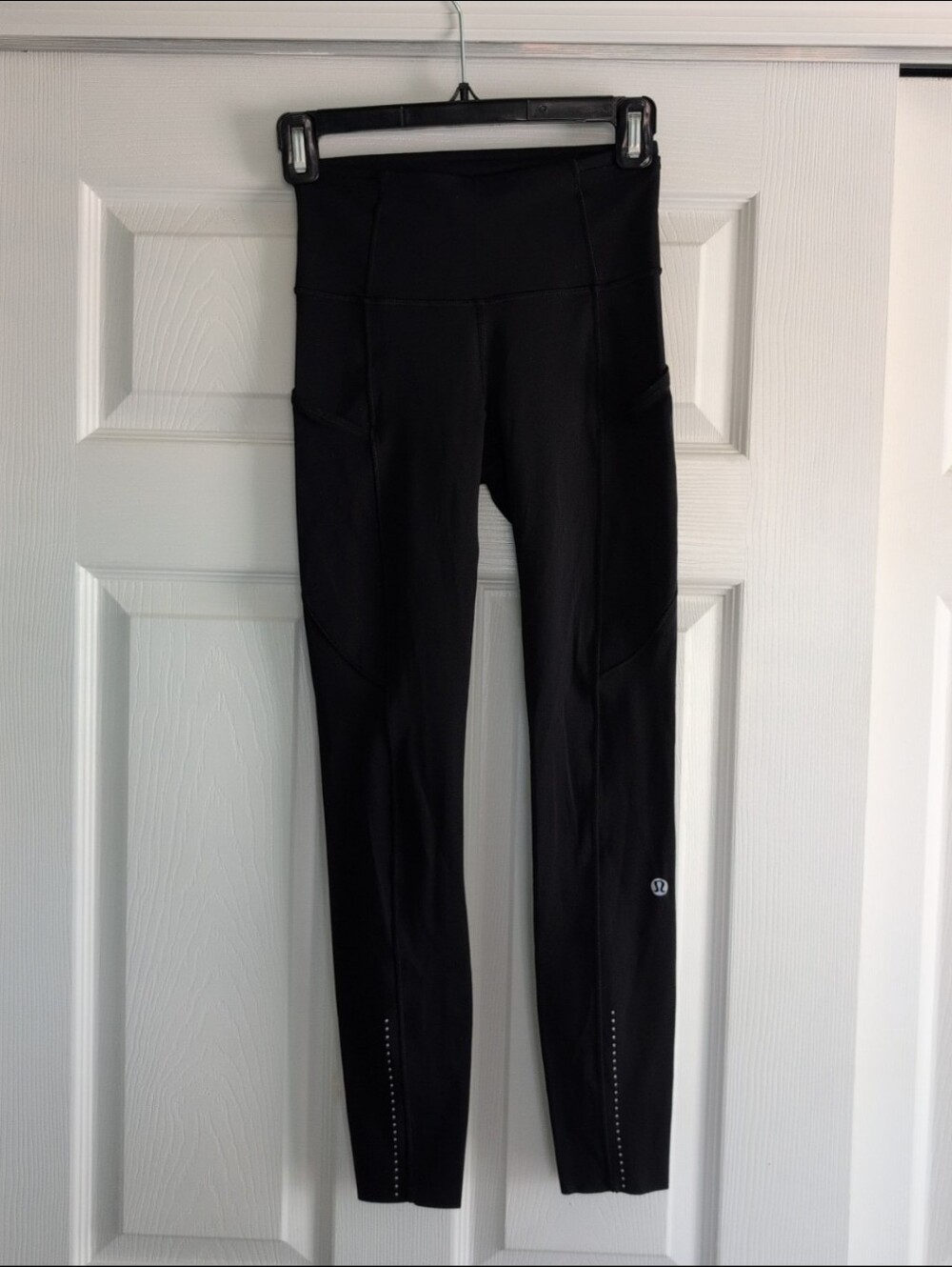 Lululemon Fast and Free High-Rise Tight 25," 5 Pocket, Black, Size 2